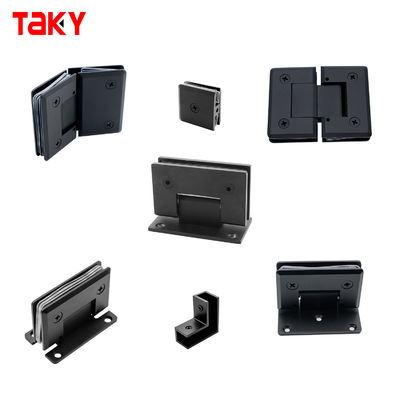 ความสามารถสูงสุด 90 องศา ทองเหลืองประตูน้ําอาบน้ําแก้ว Povit Hinge สําหรับแก้วคงที่ 8-12 มม