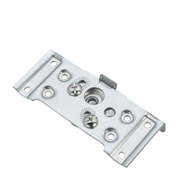 เหล็กและไนลอน หัวหินพับ ล้อล้อสําหรับประตูตู้เสื้อผ้าเลื่อน 8.5cm*11cm