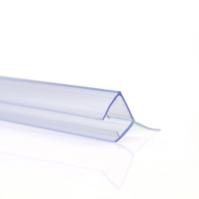 สายปิด PVC กันน้ําโปร่ง สําหรับประตูแก้วห้องน้ําที่เลื่อน ความกว้าง 6-12 มม