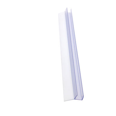 สายปิด PVC กันน้ําโปร่ง สําหรับประตูแก้วห้องน้ําที่เลื่อน ความกว้าง 6-12 มม