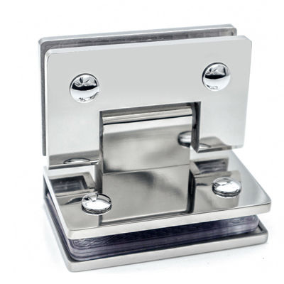 สแตนเลส Hinge Clamp กระจกต่อกระจก Bisagra Ducha para Vidrio สําหรับกระจก 8-12 มม