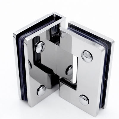 สแตนเลส Hinge Clamp กระจกต่อกระจก Bisagra Ducha para Vidrio สําหรับกระจก 8-12 มม