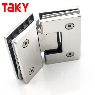 Shower Door 135 Degree Square Glass Screen Hinge Self Closing Hinge
