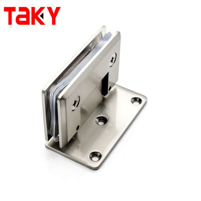 ห้องน้ำสแตนเลสสตีลทรายประตูกระจกบานพับ 90 องศาผนังกับบานพับประตูกระจกบานพับ