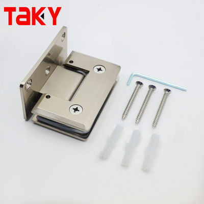 ห้องน้ำสแตนเลสสตีลทรายประตูกระจกบานพับ 90 องศาผนังกับบานพับประตูกระจกบานพับ