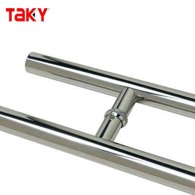 SSS Stainless Steel Bathroom Long Double Sided Glass Door Pull Handle