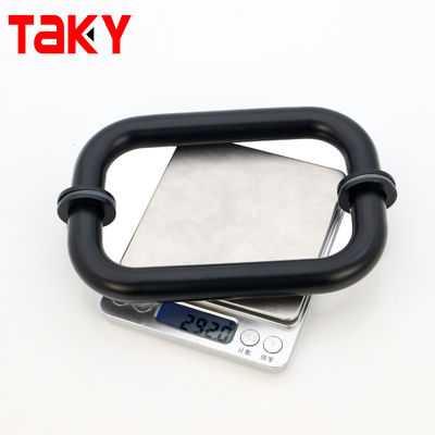 กลมเคลือบสีดำกลมประตูกระจกประตูกระจกกับประตูห้องอาบน้ำฝักบัวแก้ว