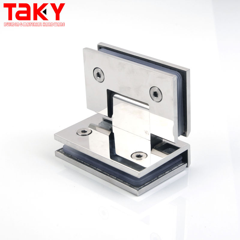 สแตนเลส Hinge Clamp กระจกต่อกระจก Bisagra Ducha para Vidrio สําหรับกระจก 8-12 มม