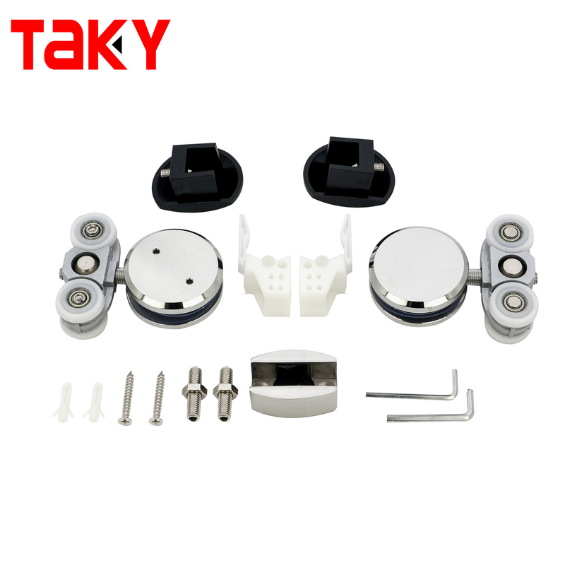 รถม้วนประตูเลื่อนกระจกแรง 50 กิโลกรัม+ ความจุภาระ