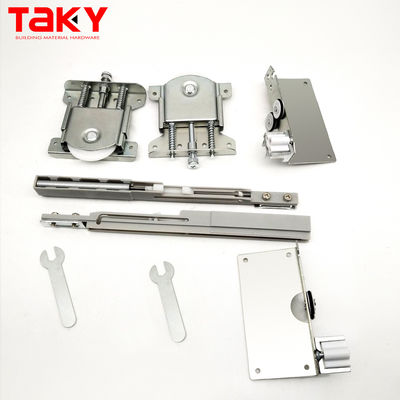 ราคาดี ลูกกลิ้งประตูตู้เสื้อผ้าแบบเลื่อนปิดนุ่มนวลขนาด 8.5 ซม. * 11 ซม. สีเงิน ติดตั้งง่าย ออนไลน์