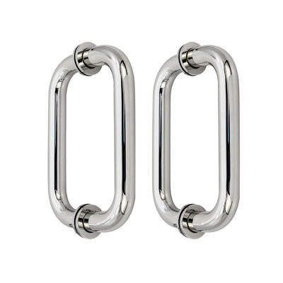 ราคาดี สแตนเลสสตีล ที่จับประตูกระจกสองด้านสำหรับห้องอาบน้ำ ช่วยอัพเกรดสไตล์ประตูของคุณ ออนไลน์