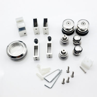 ราคาดี ประตูบานเลื่อนสองบานกระจกนิรภัยหนา 10-12 มม. สำหรับอุปกรณ์ห้องอาบน้ำสำนักงาน ออนไลน์