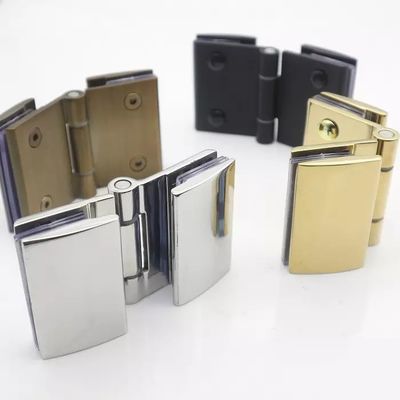 ราคาดี บานพับประตูห้องอาบน้ำแบบไร้กรอบสแตนเลสสตีลทรงสี่เหลี่ยมสำหรับประตูกระจกสีดำขัดเงา ออนไลน์