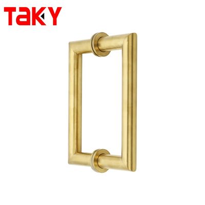 ราคาดี โปแลนด์ Finish ยาว ประตูทางเข้าหลัก Handle ด้วย 203 * 203mm โรสทอง ออนไลน์