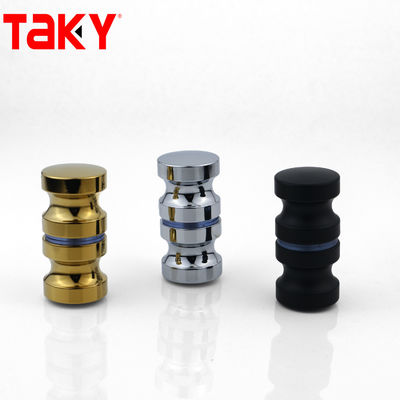 ราคาดี ลูกบิดประตูกลมสีดำด้านสำหรับประตูห้องอาบน้ำกระจกไร้กรอบในบ้าน สำนักงาน ห้องน้ำ ออนไลน์