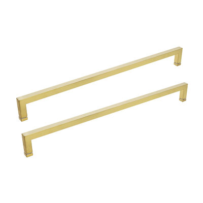 ราคาดี การออกแบบที่กำหนดเอง ที่จับขนาดใหญ่แบบสี่เหลี่ยมกระจกสำหรับประตูห้องอาบน้ำ ฝักบัว ในแบบขัดเงา/ซาติน ออนไลน์