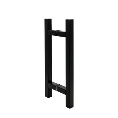 ราคาดี แมทท ดํา รูปทรง L ห้องน้ํา มือประตูแก้วสําหรับอาบน้ํา ผลิตจากสแตนเลส 304 ออนไลน์