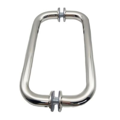 ราคาดี ความหนาของประตู 8-12 มม ประตูอาบน้ํา Rose Gold Pull Handle กับความหนาของท่อ 1.0 มม ออนไลน์