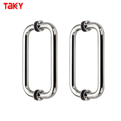 ที่จับประตูห้องอาบน้ำฝักบัวโรงแรม สแตนเลสสตีล 304 ที่จับประตูแก้ว