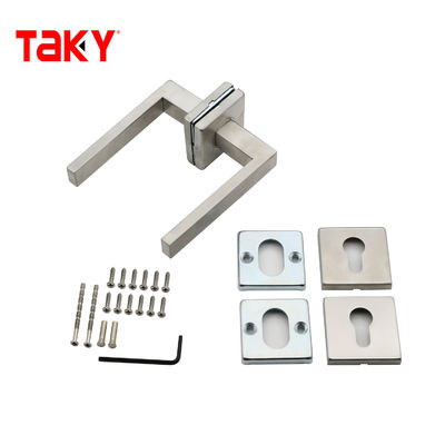 ที่จับประตูห้องอาบน้ำสแตนเลสสตีลแบบกำหนดเอง ดีไซน์ทันสมัย