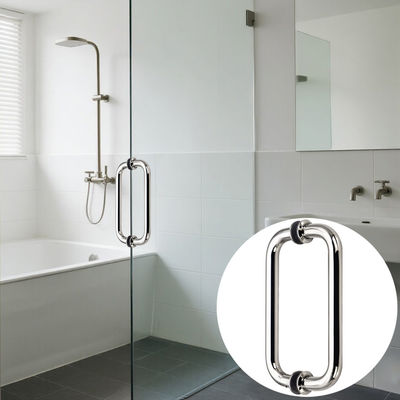 ราคาดี สแตนเลส 304 โลหะเคลือบด้วยไฟฟ้าทองเหลือง ท่อกลมกระจกเลื่อนมือประตู ออนไลน์