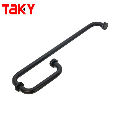 ติดตั้งง่าย G ประเภทสแตนเลสห้องอาบน้ำฝักบัวโรงแรมจับผ้าเช็ดตัวบาร์ประตูกระจกดึงมือจับ