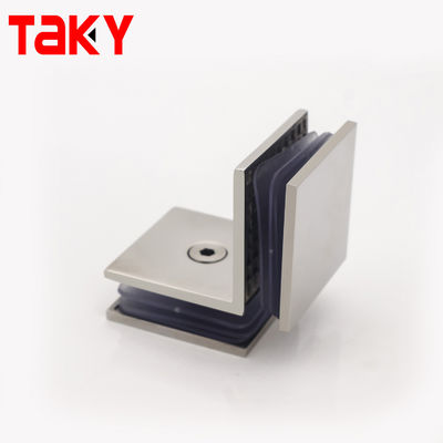 ราคาดี โรงงานผู้ผลิต 90 องศา Glass Railing Clamp Double Panel Clip Glass Door Clamps เครื่องจับประตูแก้ว ออนไลน์