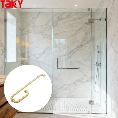 G ประเภทโมเดิร์นหรูหราสแตนเลสผ้าเช็ดตัวโรงแรมบาร์ประตูกระจกดึง Handle