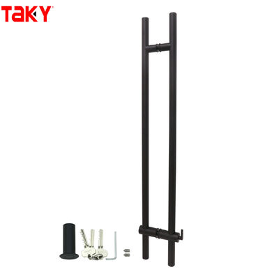 ราคาดี ที่จับประตูกระจกแบบล็อคสแตนเลสสตีลสไตล์โมเดิร์นรูปตัว H สำหรับใช้ในห้องอาบน้ำและบ้าน ออนไลน์