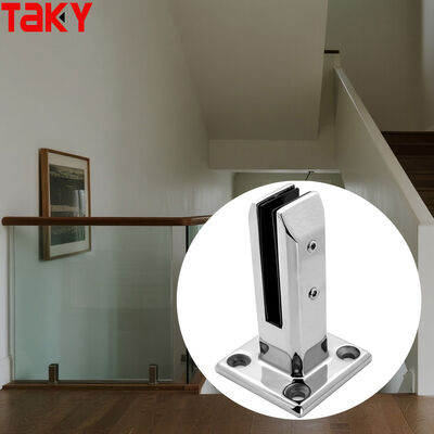 สแตนเลส 316 แคลมรังแก้วไร้กรอบ สําหรับความหนาของแก้ว 8-12 มม.