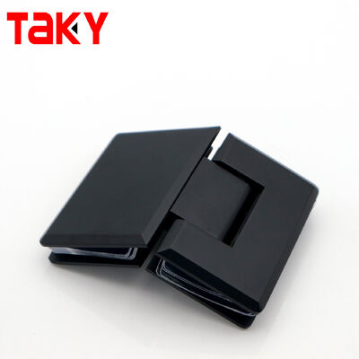 ราคาดี ฮาร์ดแวร์ประตูห้องอาบน้ำสีดำ Frameless 135 องศาบานพับประตูกระจกสแตนเลส ออนไลน์