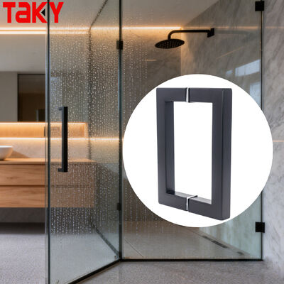 ราคาดี ที่จับประตูห้องอาบน้ำสแตนเลสสตีล SS304 พร้อมขนาด 203*203*19*1.0 มม. และผิวขัดเงา/แปรง/สีดำ ออนไลน์