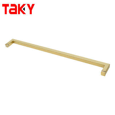 ราคาดี L รูปร่าง Golde สแควร์กระจกประตูขนาดใหญ่ประตูผ้าเช็ดตัวดึง Handle ออนไลน์