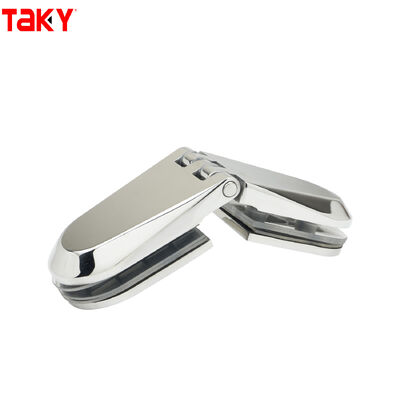 ขายส่งประตูกระจก Frameless Pivot Hinge คลิปห้องน้ำกระจก 180 องศา