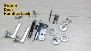 มือจับประตูพร้อมระบบล็อค